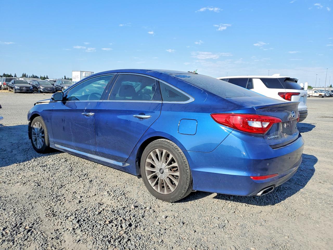 2015 Hyundai Sonata Limited Blue vin: 5NPE34AF6FH105063