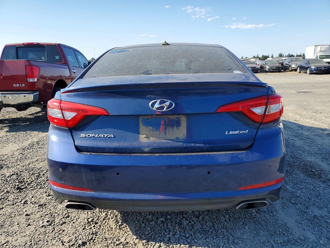 2015 Hyundai Sonata Limited Blue vin: 5NPE34AF6FH105063