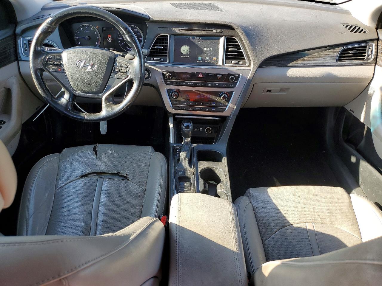 2015 Hyundai Sonata Limited Blue vin: 5NPE34AF6FH105063