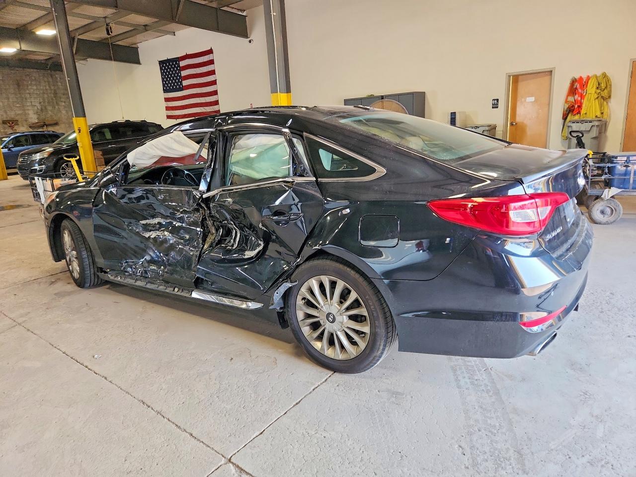 2015 Hyundai Sonata Limited Black vin: 5NPE34AF6FH112689