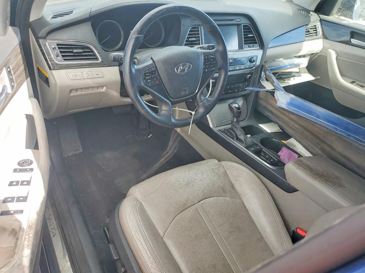 2015 Hyundai Sonata Limited Blue vin: 5NPE34AF6FH120582