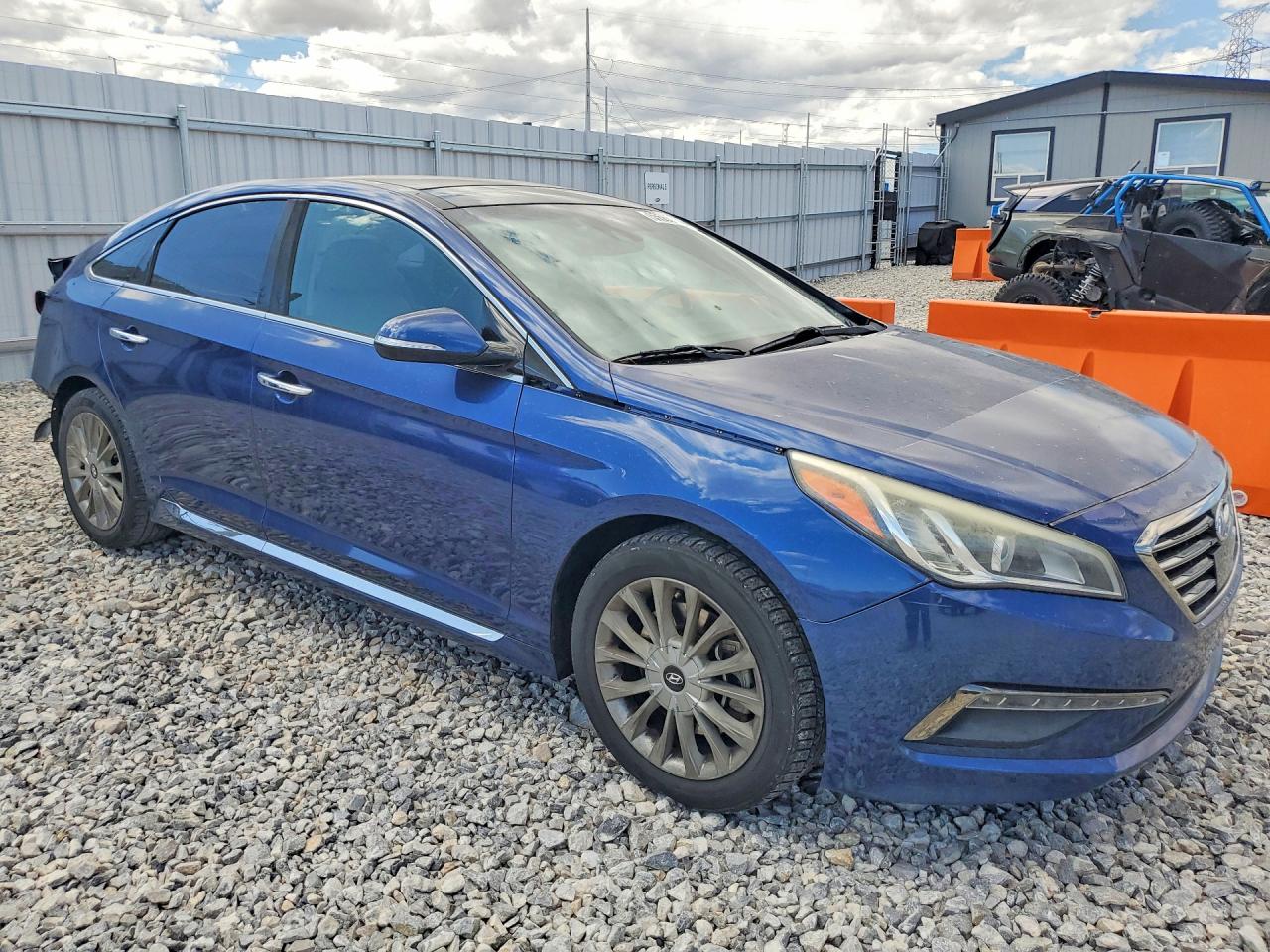 2015 Hyundai Sonata Limited Blue vin: 5NPE34AF6FH120582