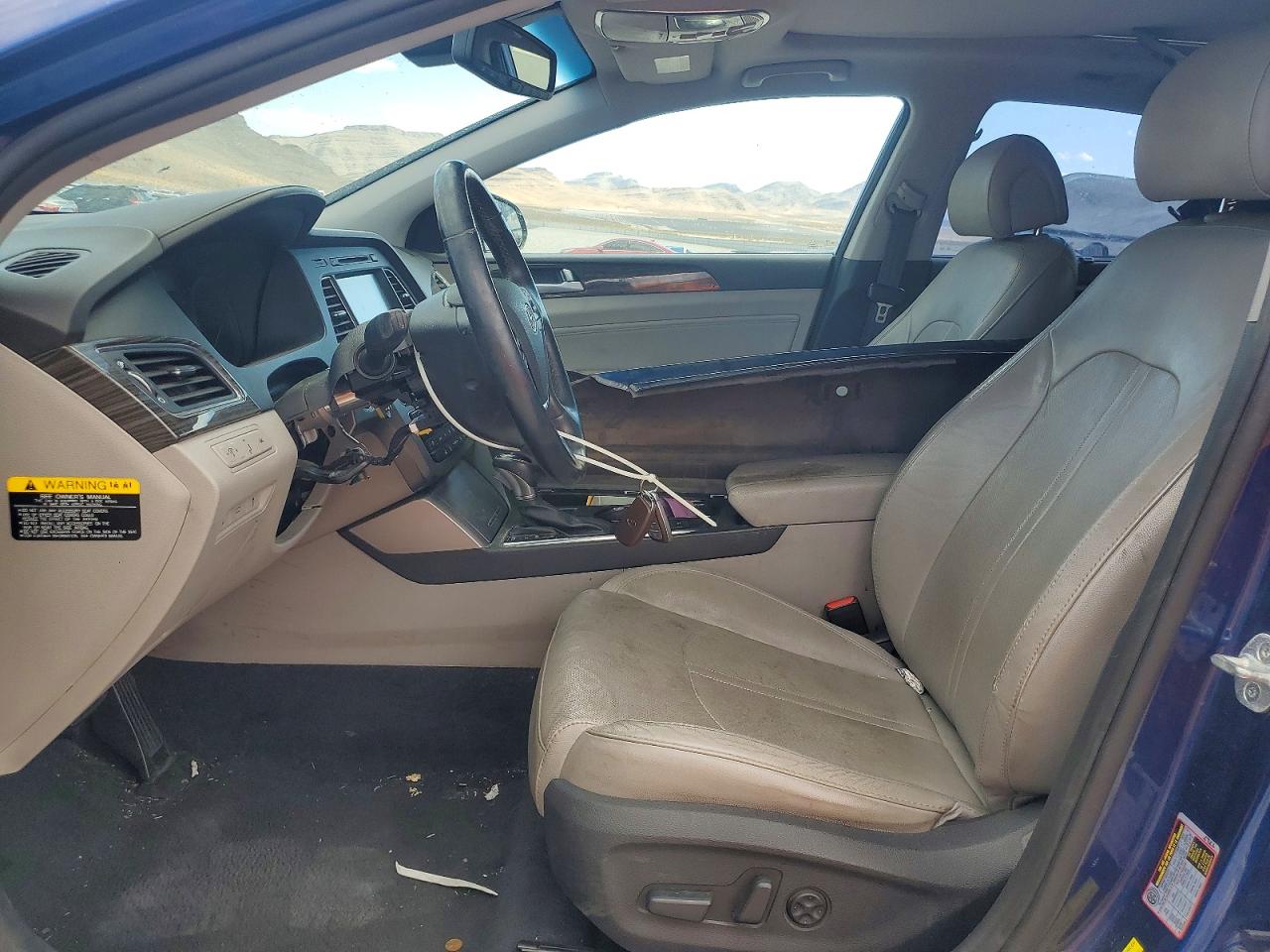 2015 Hyundai Sonata Limited Blue vin: 5NPE34AF6FH120582