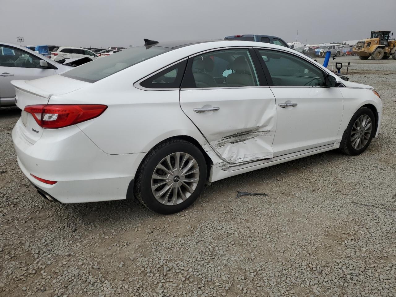 2015 Hyundai Sonata Limited White vin: 5NPE34AF6FH129203