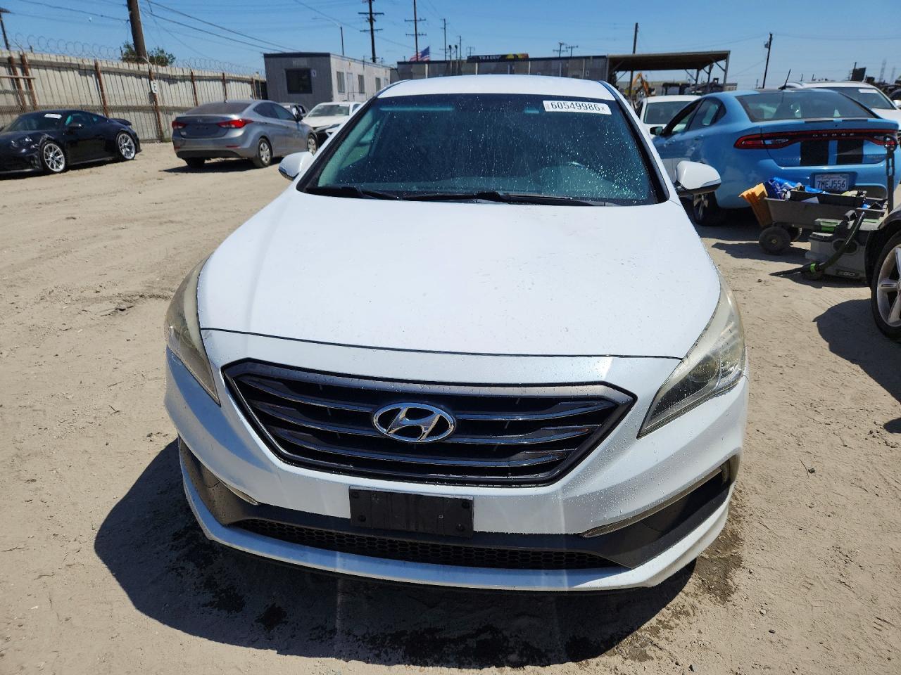 2015 Hyundai Sonata Sport White vin: 5NPE34AF6FH131288
