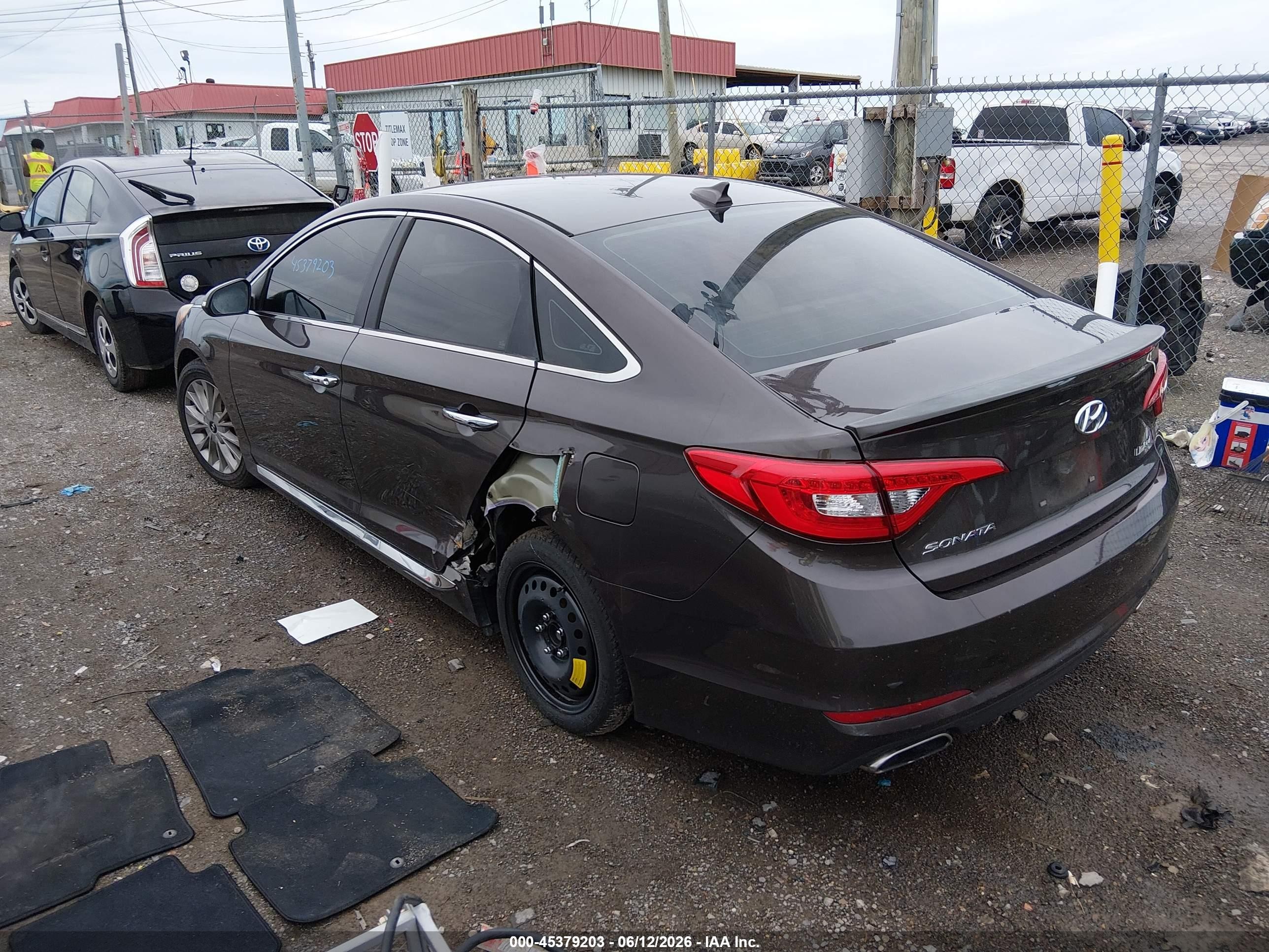 2015 Hyundai Sonata Limited Brown vin: 5NPE34AF6FH164176