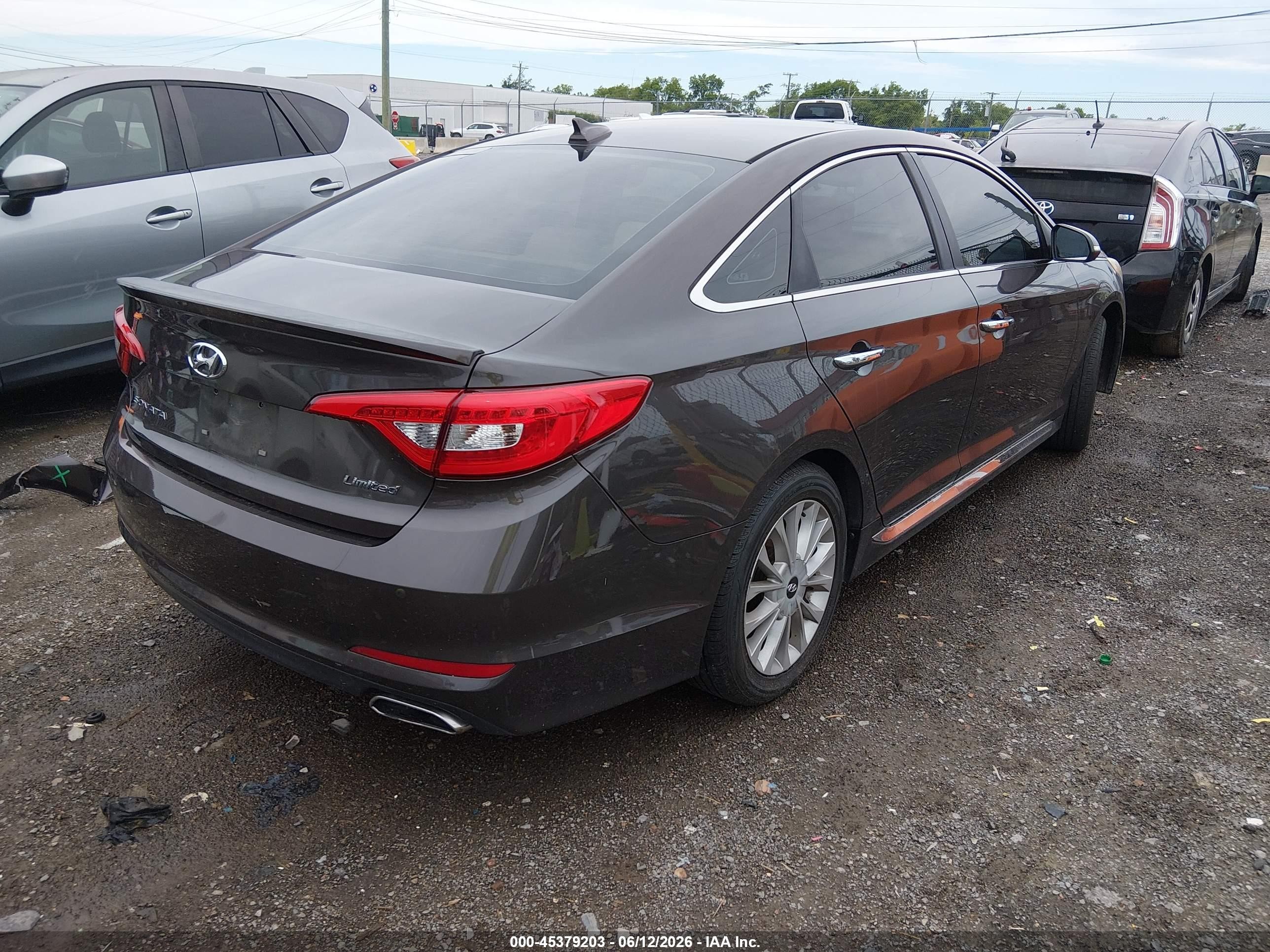 2015 Hyundai Sonata Limited Brown vin: 5NPE34AF6FH164176