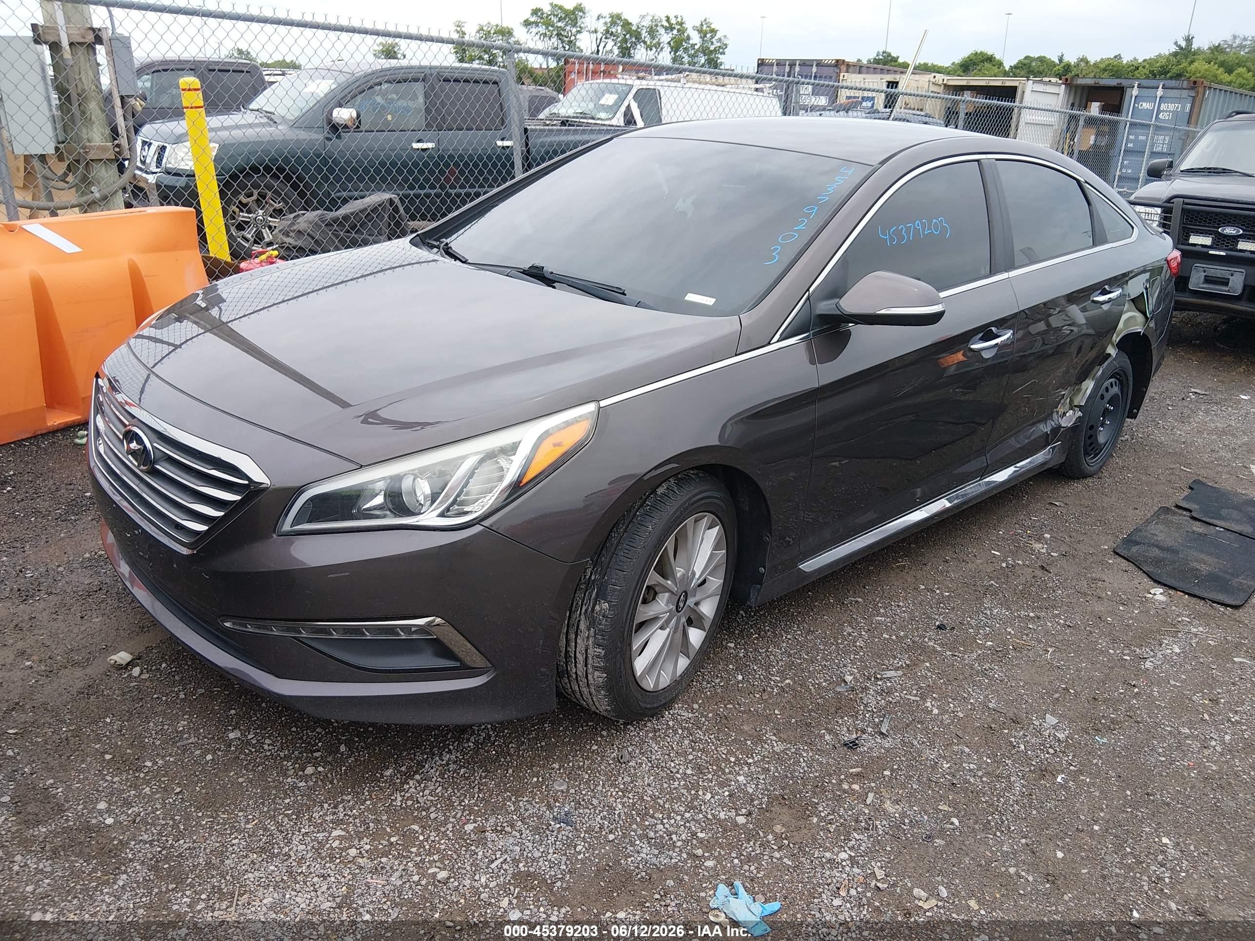 2015 Hyundai Sonata Limited Brown vin: 5NPE34AF6FH164176