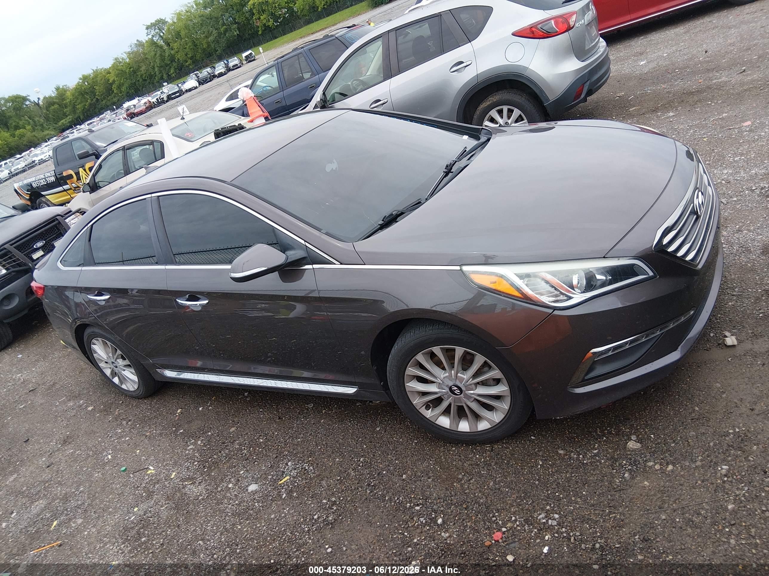 2015 Hyundai Sonata Limited Brown vin: 5NPE34AF6FH164176
