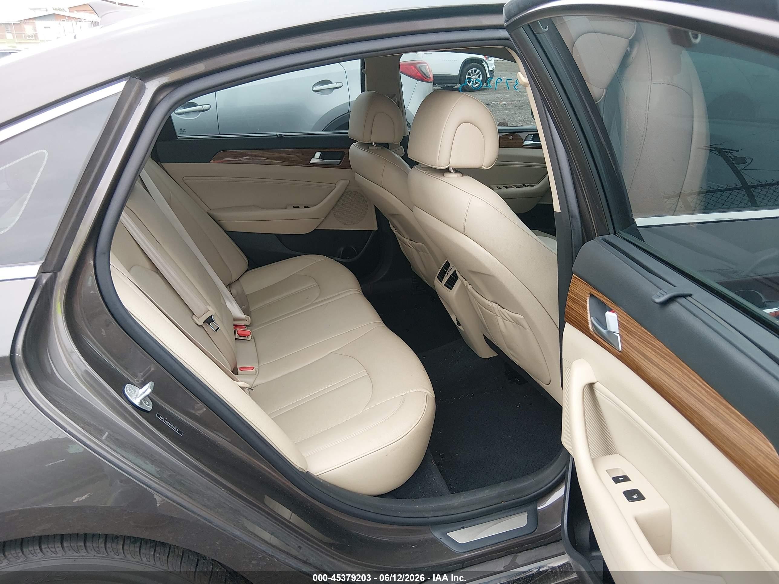 2015 Hyundai Sonata Limited Brown vin: 5NPE34AF6FH164176