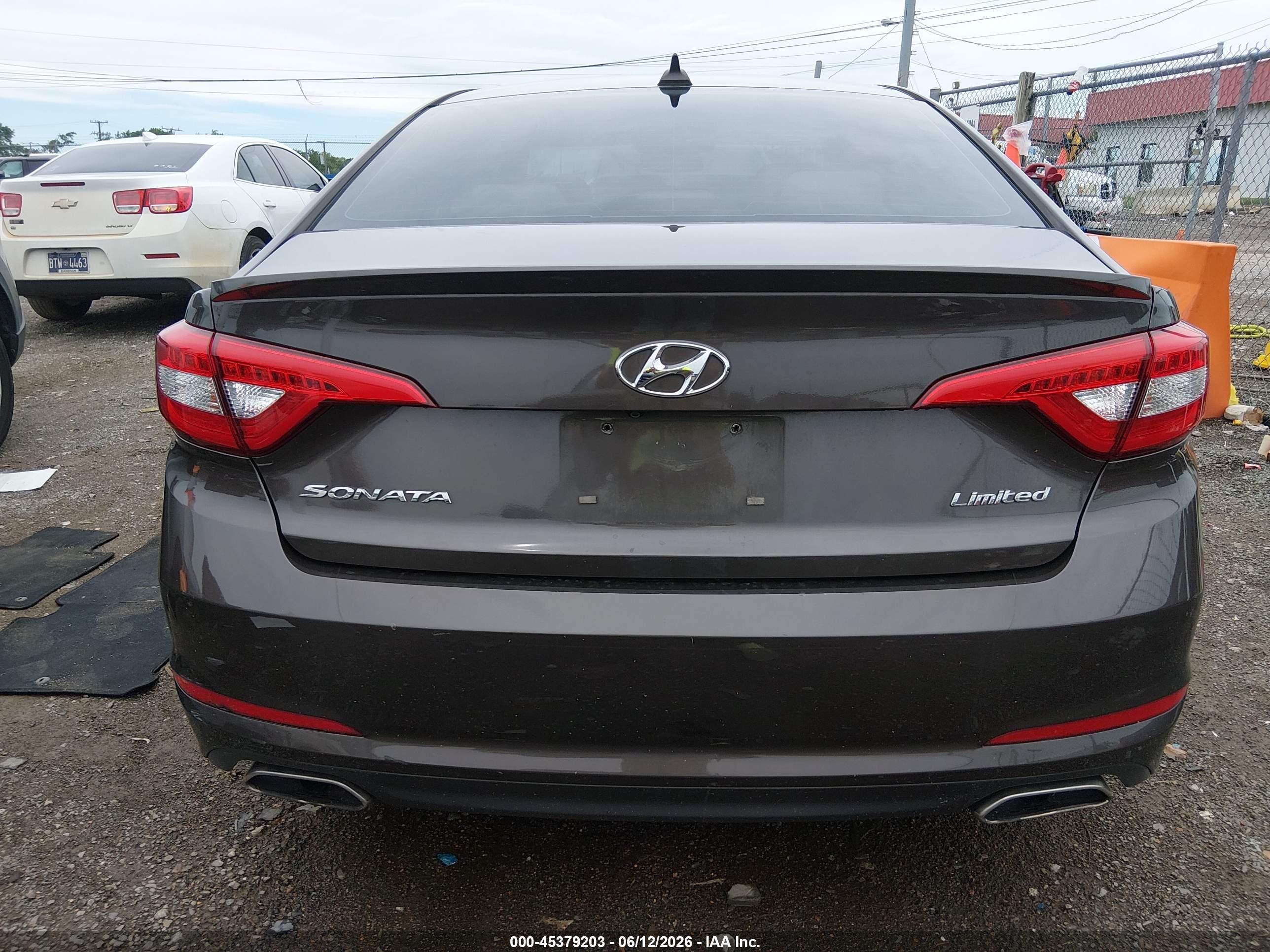 2015 Hyundai Sonata Limited Brown vin: 5NPE34AF6FH164176