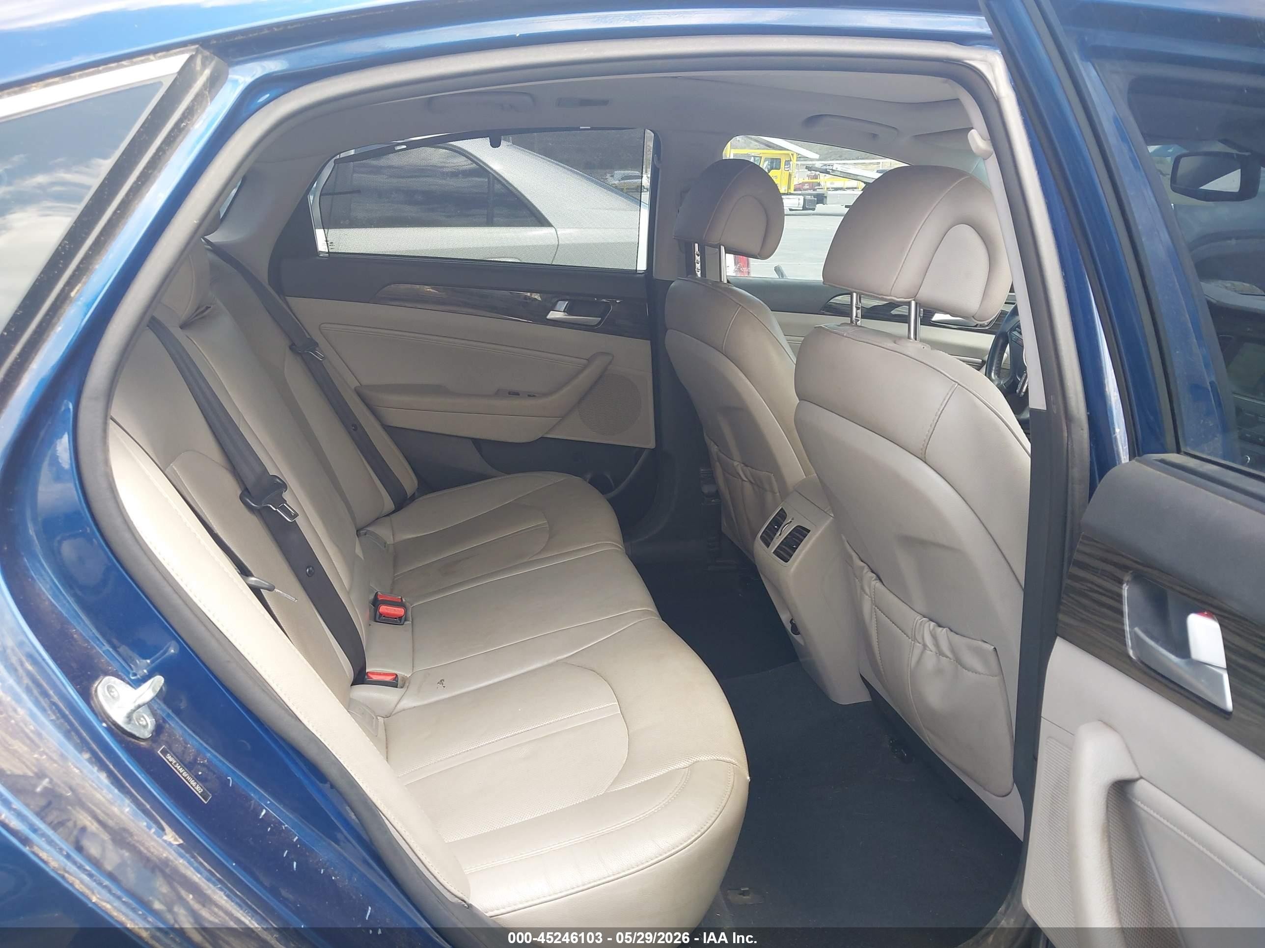 2015 Hyundai Sonata Limited Blue vin: 5NPE34AF6FH166302