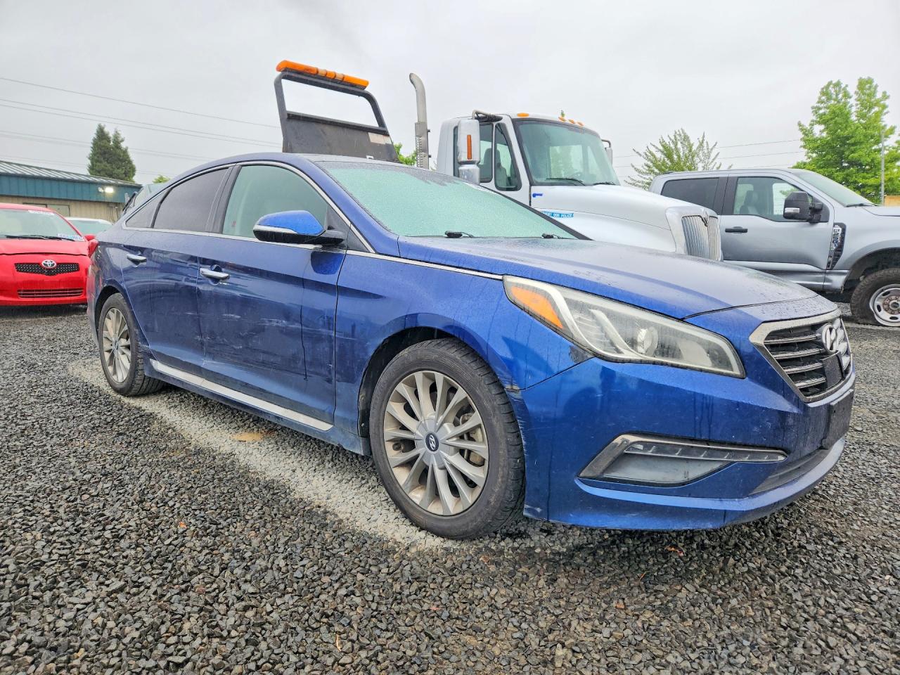 2015 Hyundai Sonata Limited Blue vin: 5NPE34AF6FH175419