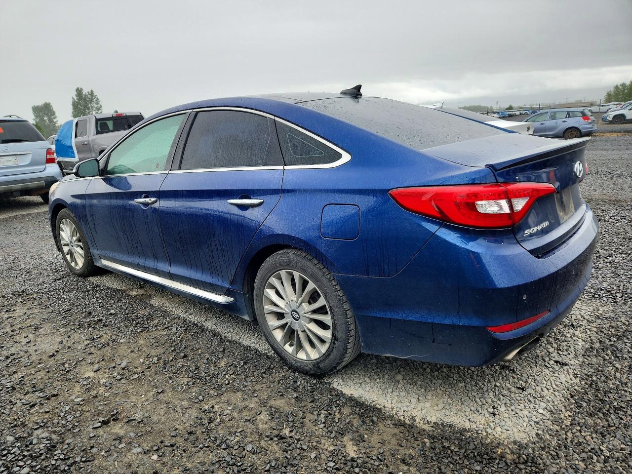 2015 Hyundai Sonata Limited Blue vin: 5NPE34AF6FH175419