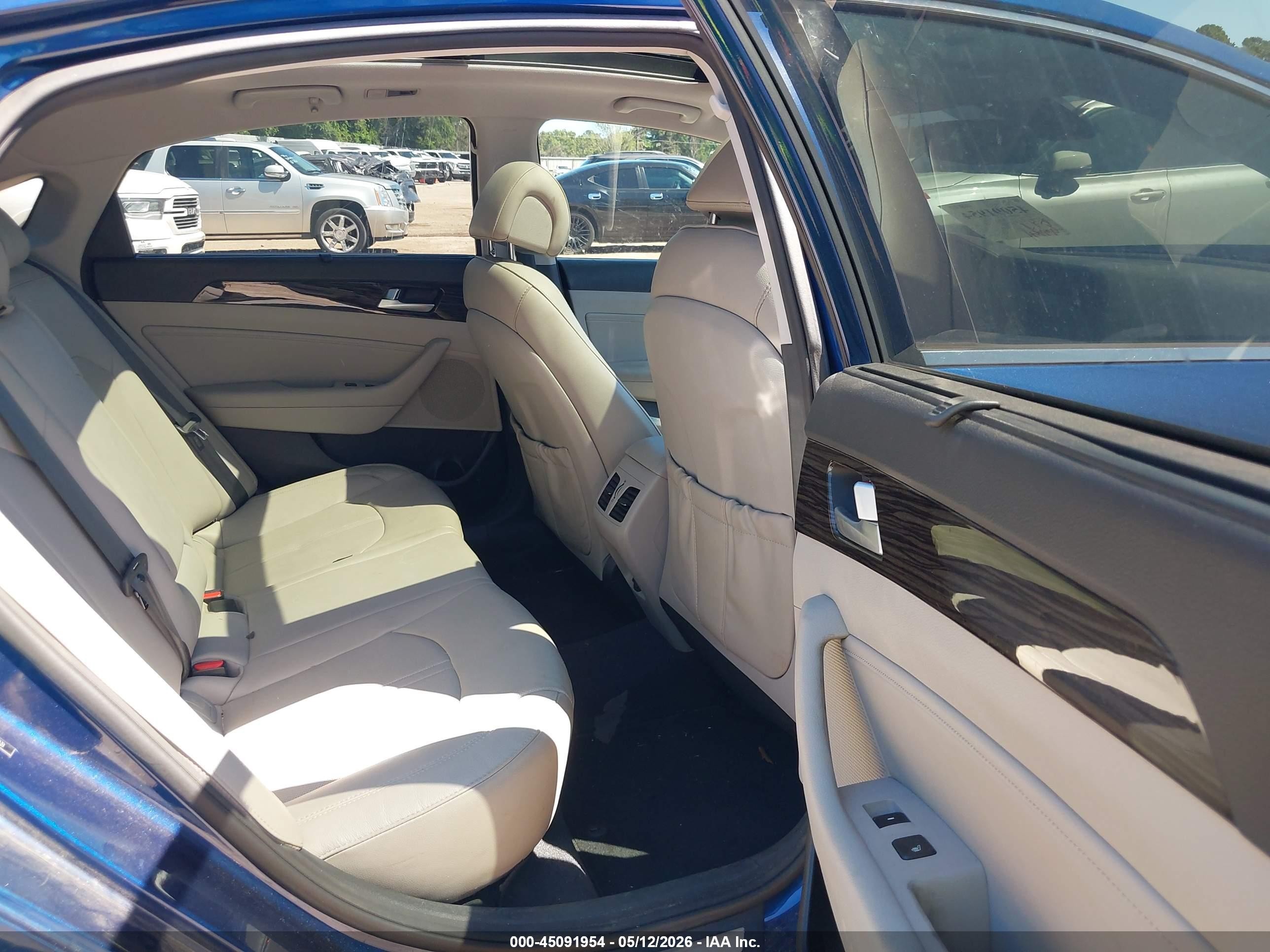 2015 Hyundai Sonata Limited Blue vin: 5NPE34AF6FH177431