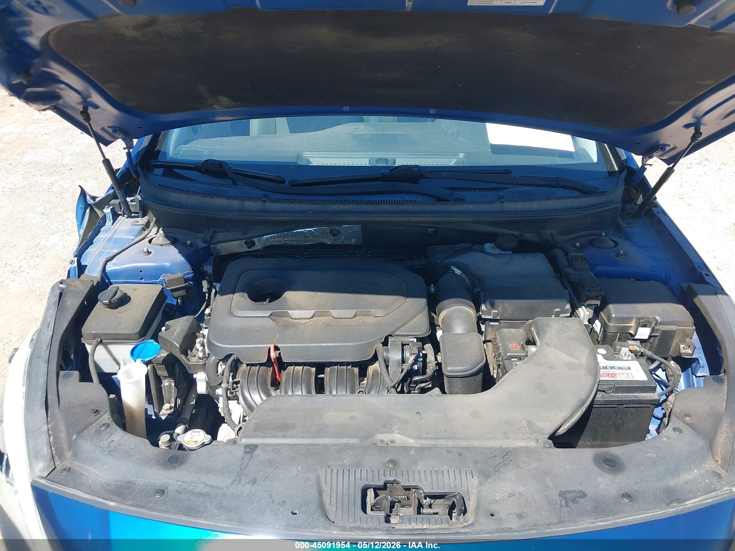 2015 Hyundai Sonata Limited Blue vin: 5NPE34AF6FH177431