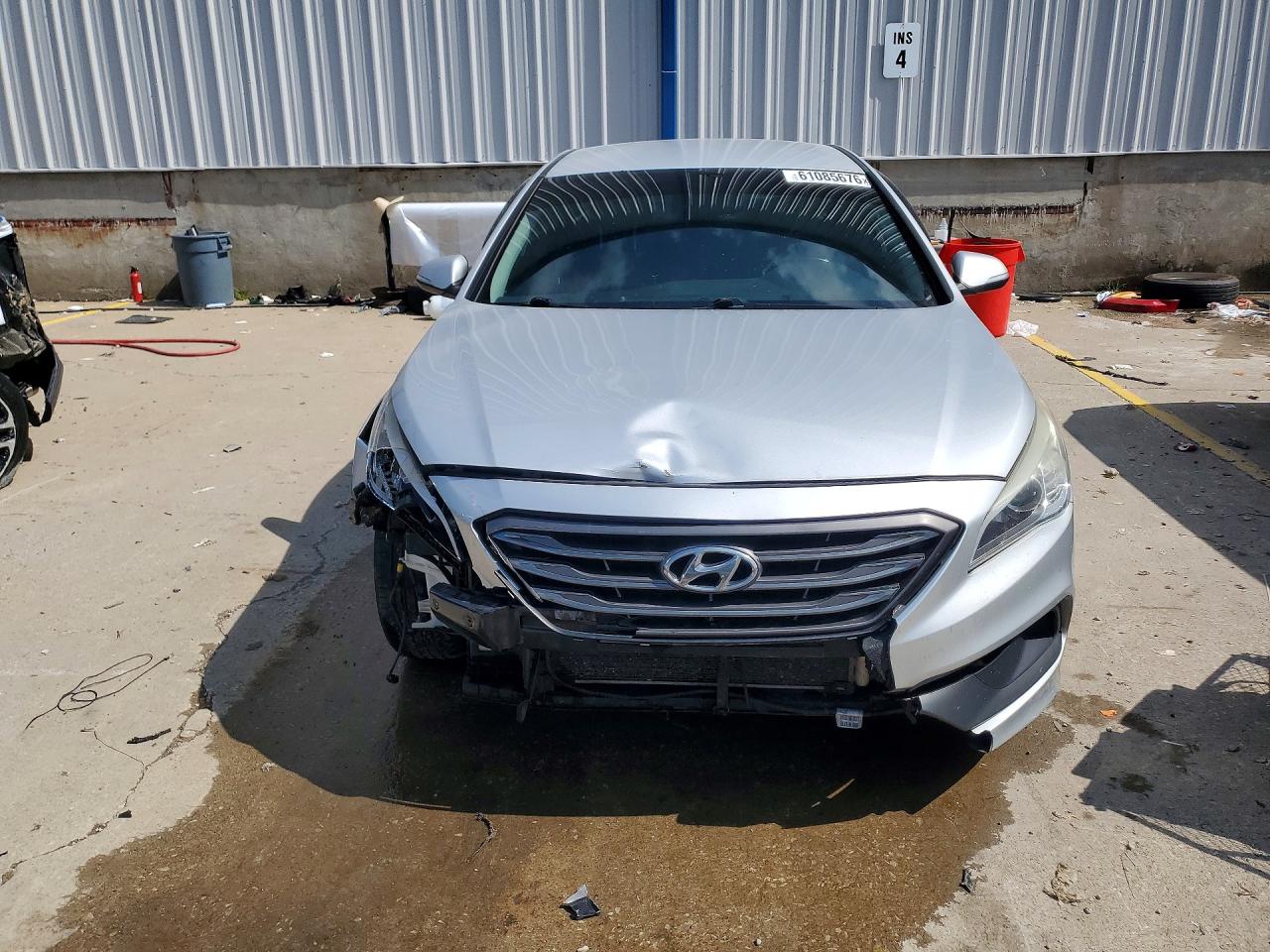 2015 Hyundai Sonata Sport Silver vin: 5NPE34AF6FH178918