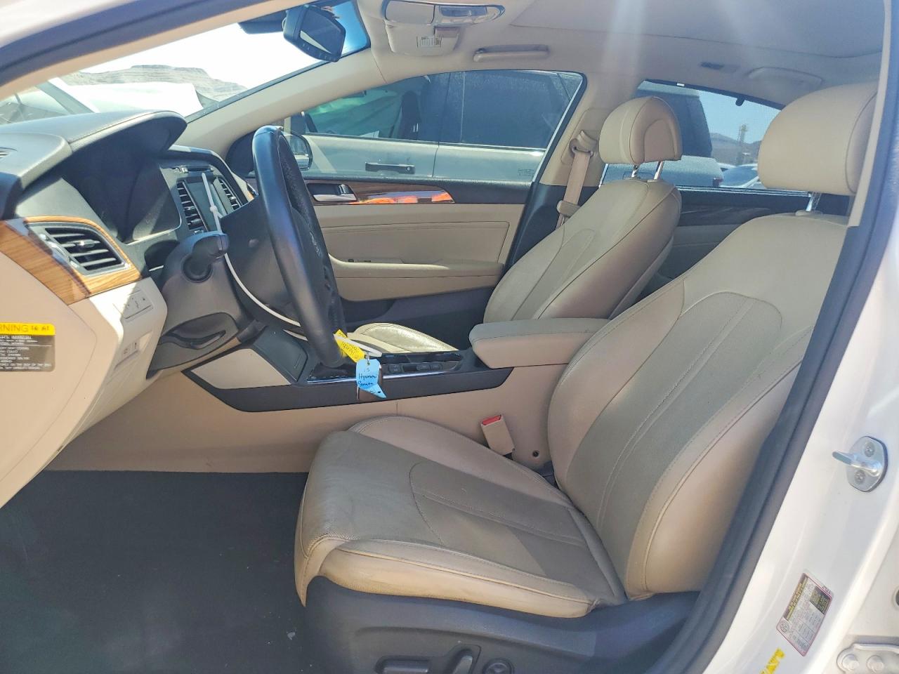 2015 Hyundai Sonata Limited Белый vin: 5NPE34AF6FH183987