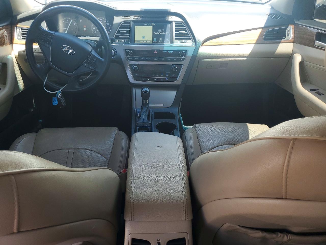 2015 Hyundai Sonata Limited Белый vin: 5NPE34AF6FH183987