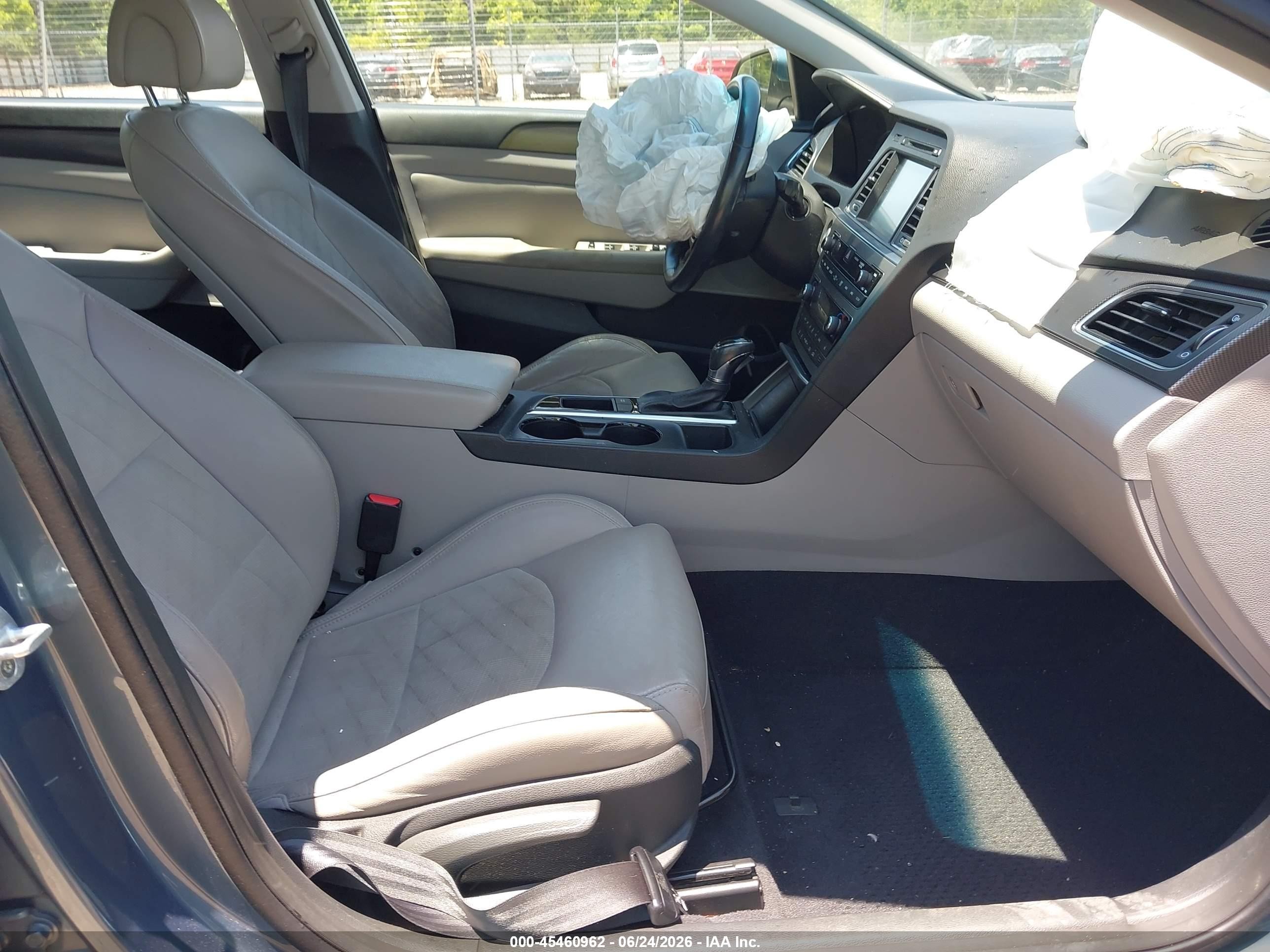 2015 Hyundai Sonata Sport Blue vin: 5NPE34AF6FH190891