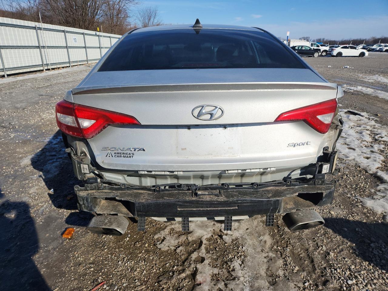 2015 Hyundai Sonata Sport Серебряный vin: 5NPE34AF6FH191927
