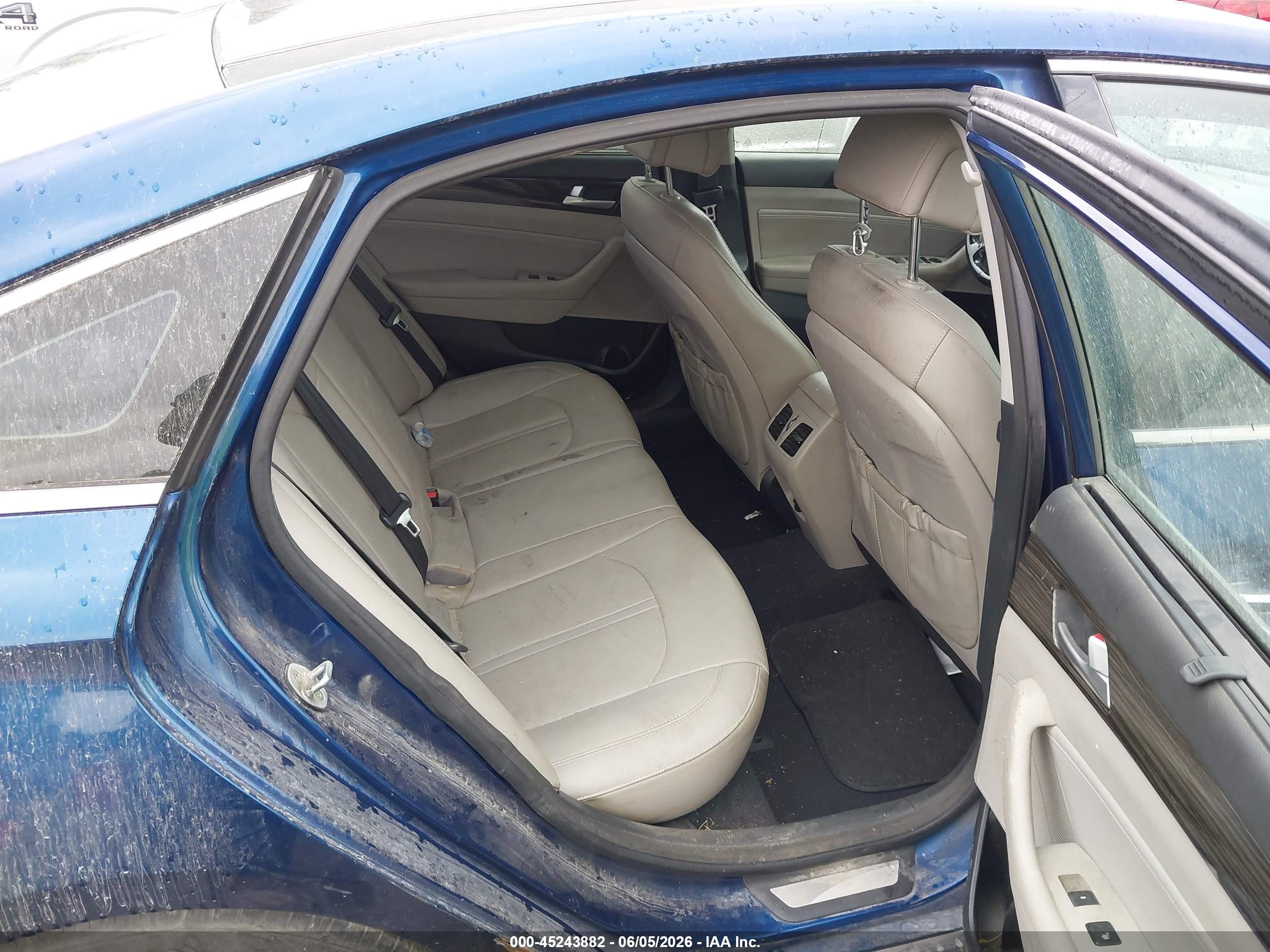 2015 Hyundai Sonata Limited Blue vin: 5NPE34AF6FH200724