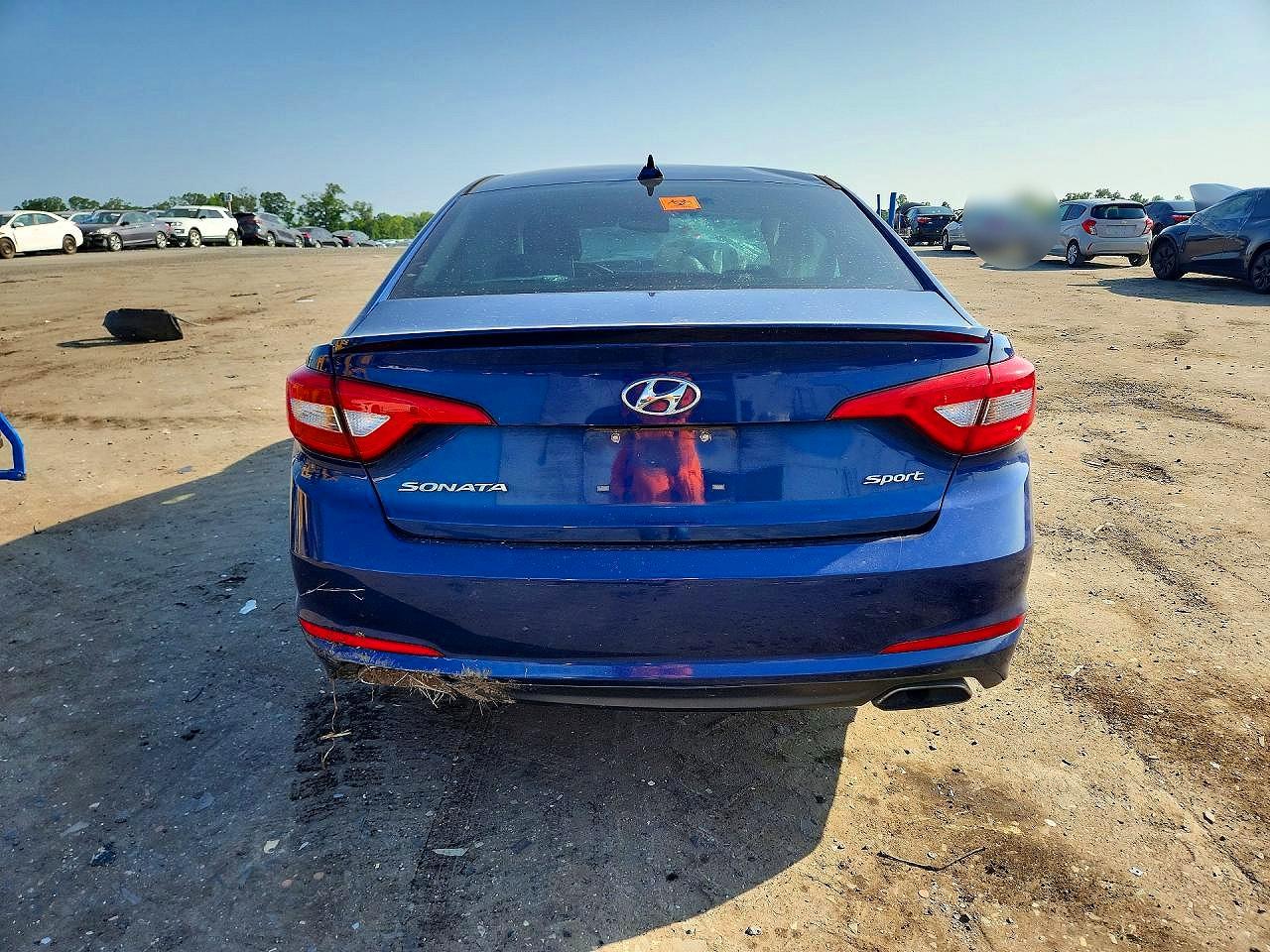 2015 Hyundai Sonata Sport Blue vin: 5NPE34AF6FH203347