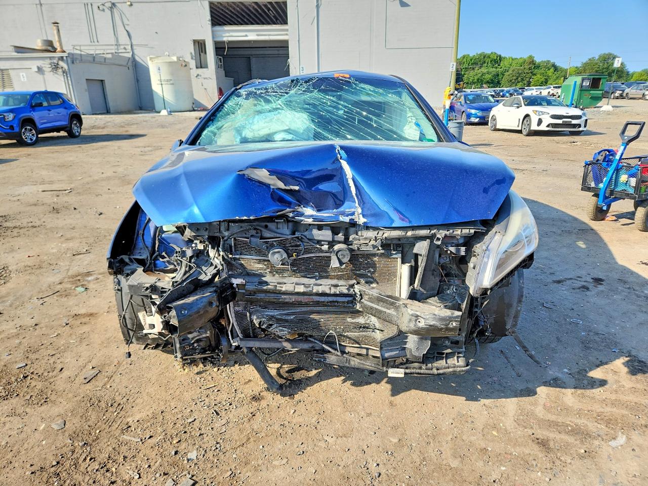 2015 Hyundai Sonata Sport Blue vin: 5NPE34AF6FH203347