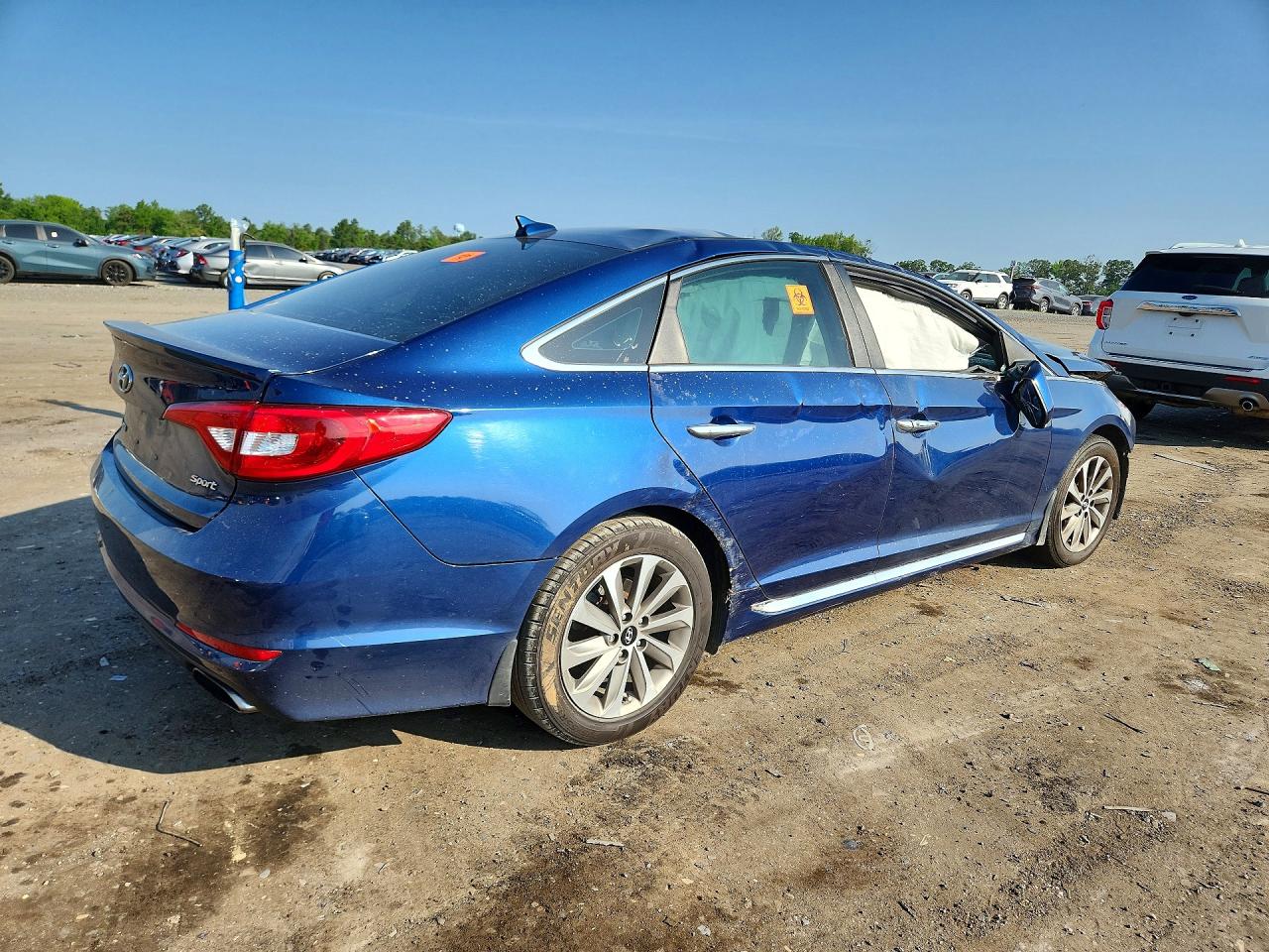 2015 Hyundai Sonata Sport Blue vin: 5NPE34AF6FH203347