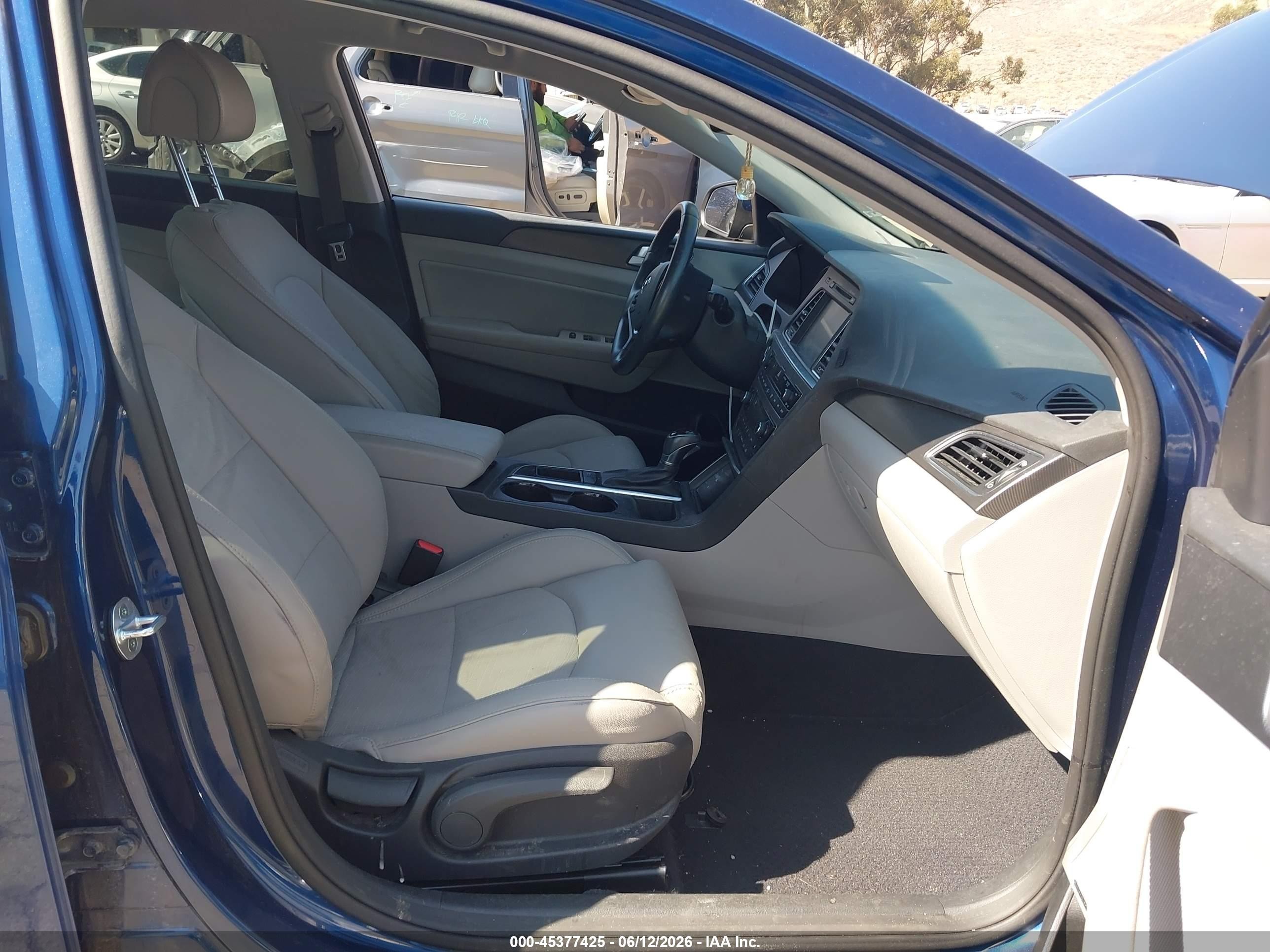 2015 Hyundai Sonata Sport Blue vin: 5NPE34AF6FH215059