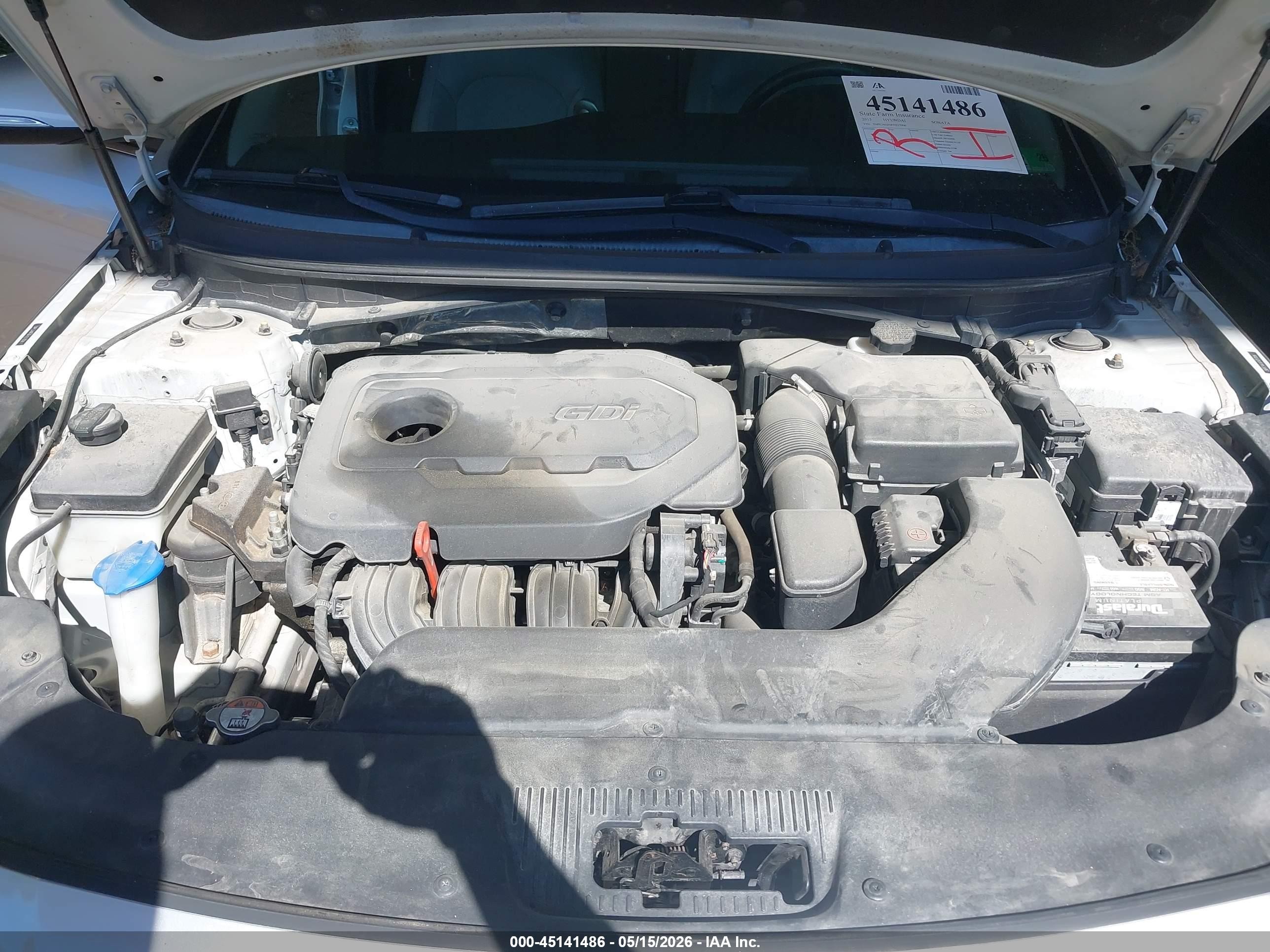 2015 Hyundai Sonata Sport Gray vin: 5NPE34AF6FH217006