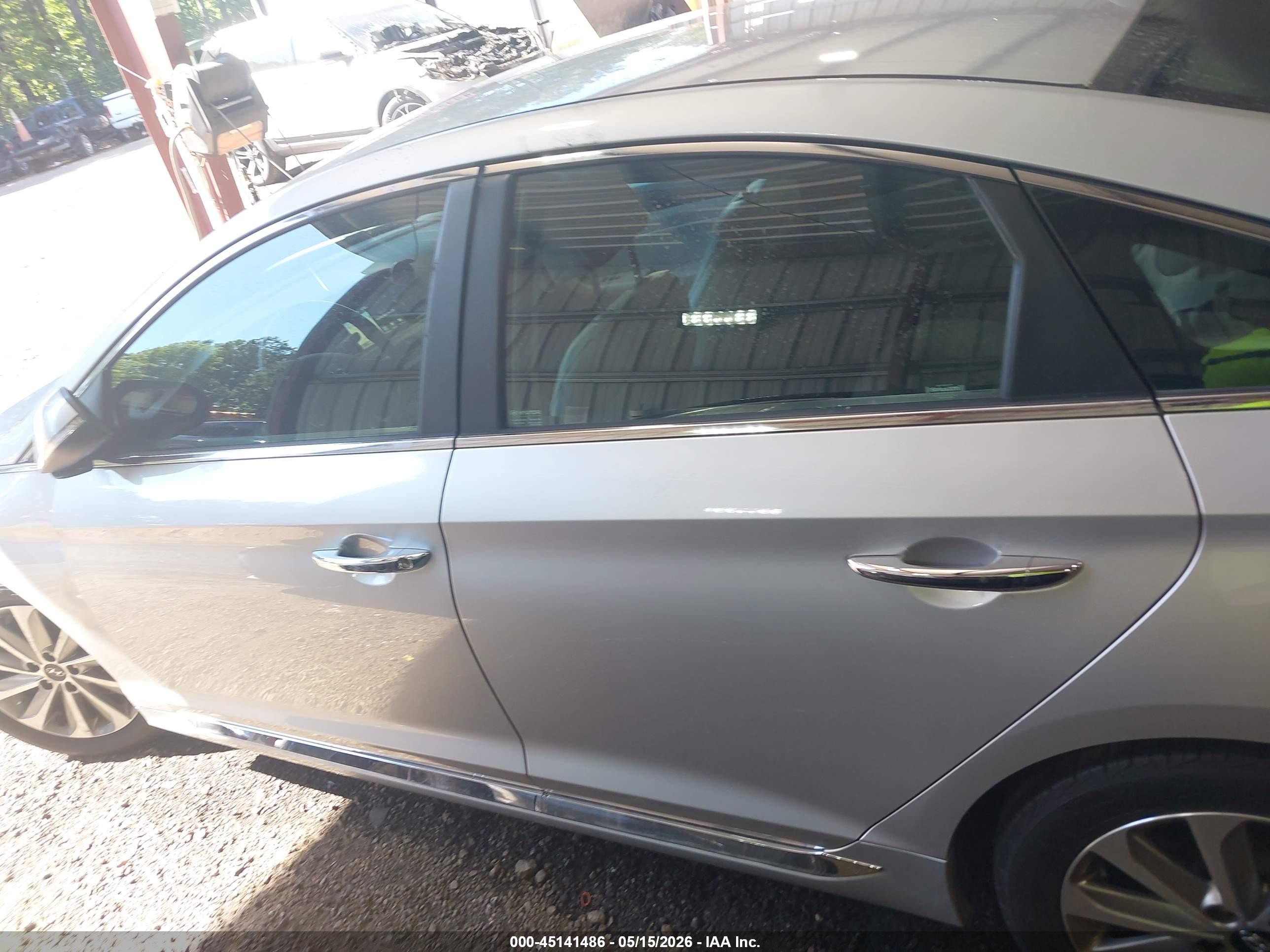 2015 Hyundai Sonata Sport Gray vin: 5NPE34AF6FH217006