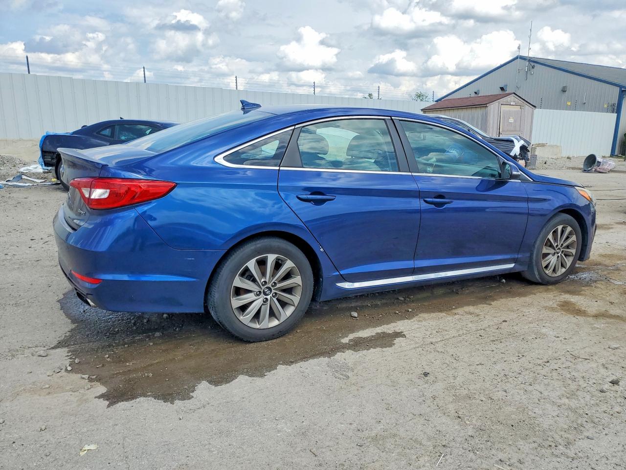 2015 Hyundai Sonata Sport Blue vin: 5NPE34AF6FH217247
