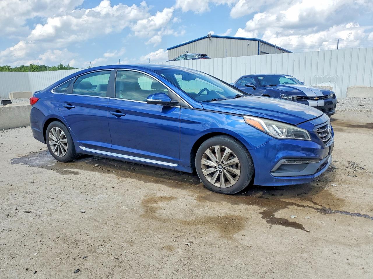 2015 Hyundai Sonata Sport Blue vin: 5NPE34AF6FH217247