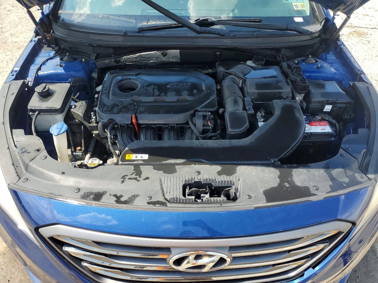 2015 Hyundai Sonata Sport Blue vin: 5NPE34AF6FH217247
