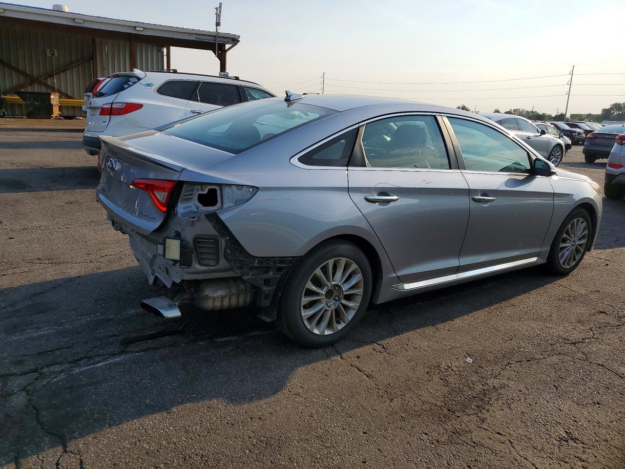 2015 Hyundai Sonata Limited Gray vin: 5NPE34AF6FH222187