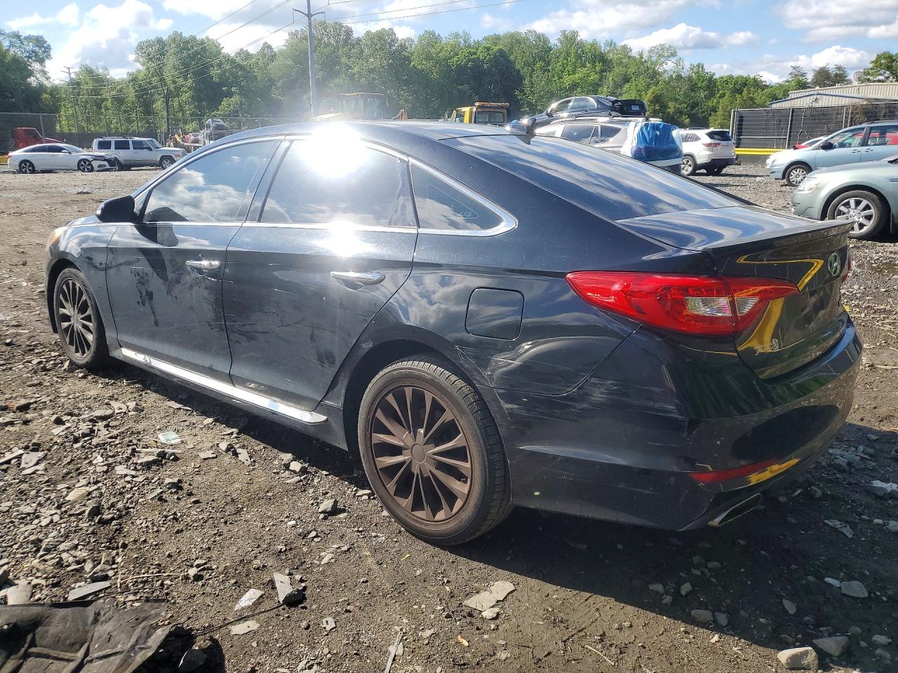 2015 Hyundai Sonata Limited Black vin: 5NPE34AF6FH242827