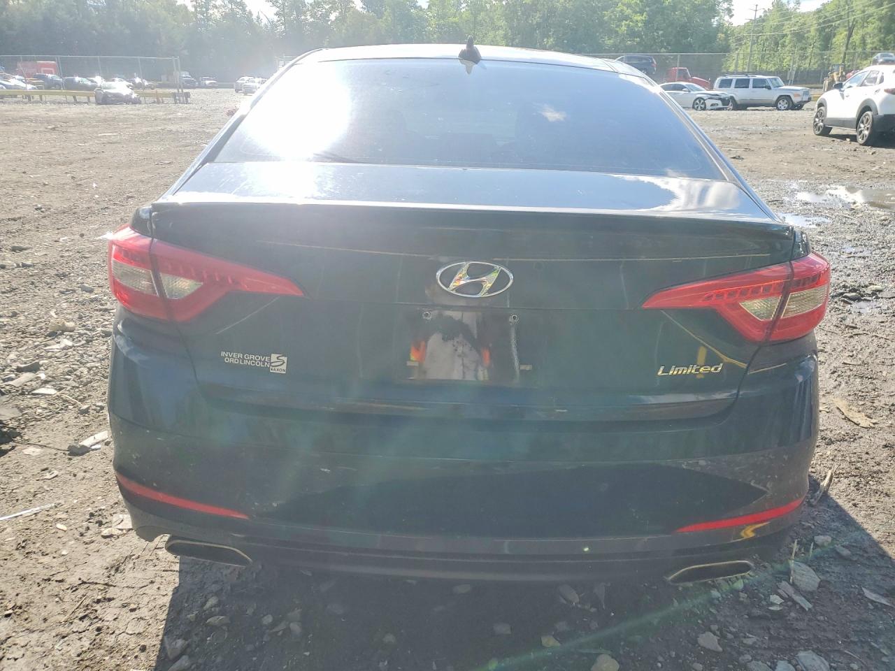 2015 Hyundai Sonata Limited Black vin: 5NPE34AF6FH242827