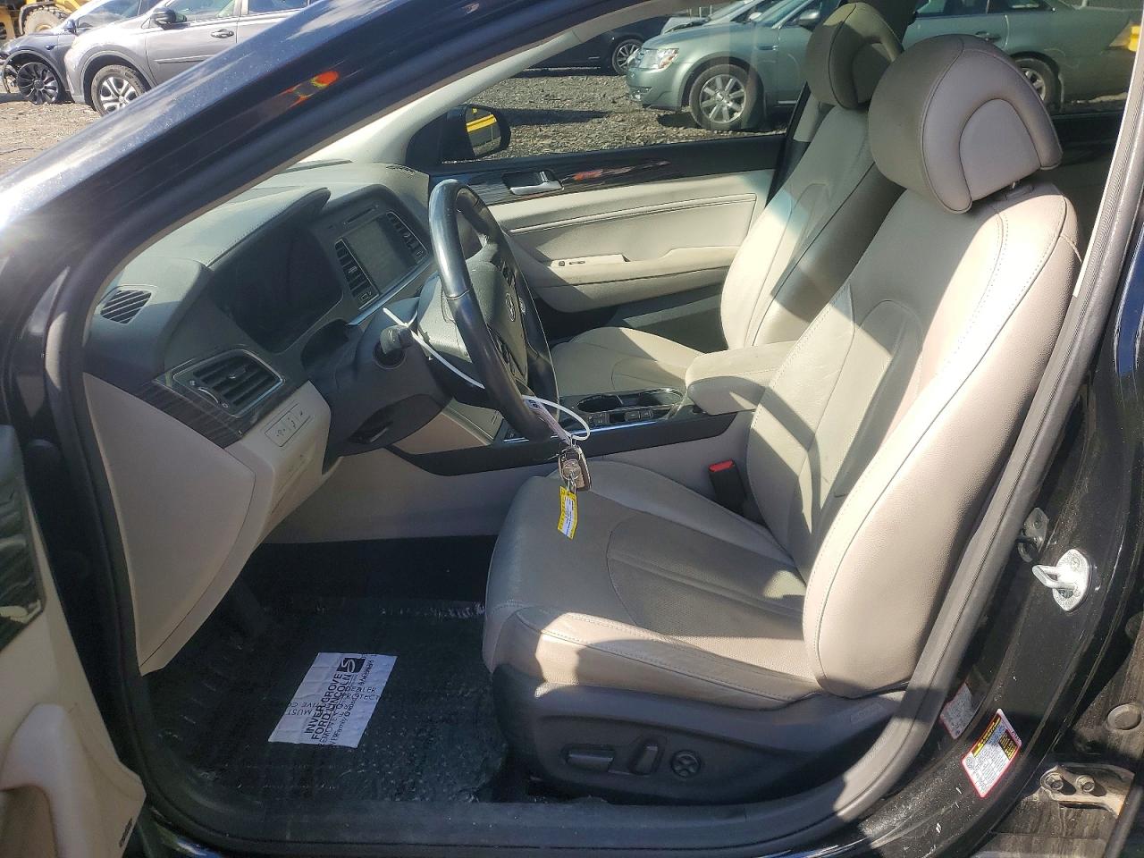 2015 Hyundai Sonata Limited Black vin: 5NPE34AF6FH242827