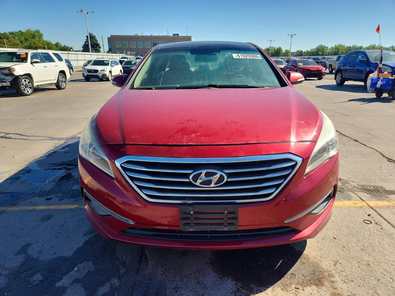 2015 Hyundai Sonata Limited Red vin: 5NPE34AF6FH244299