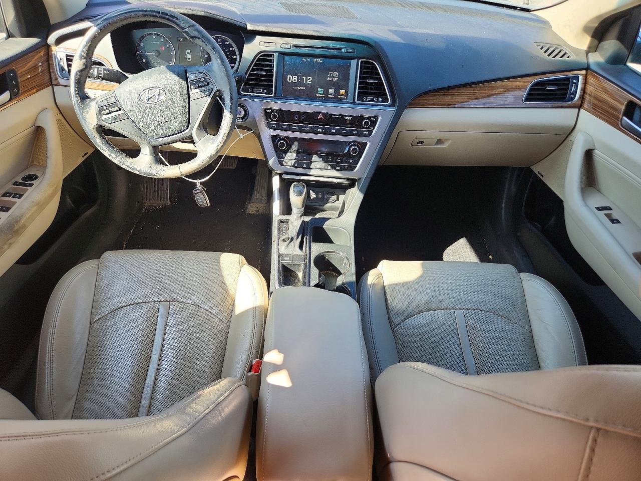 2015 Hyundai Sonata Limited Red vin: 5NPE34AF6FH244299