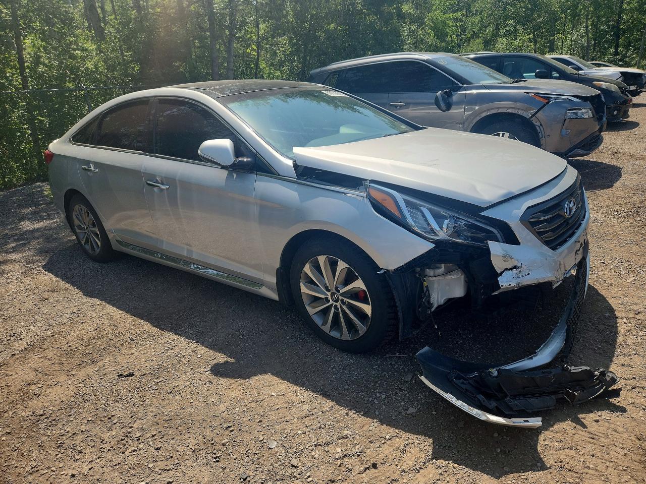 2015 Hyundai Sonata Sport Gray vin: 5NPE34AF6FH246537