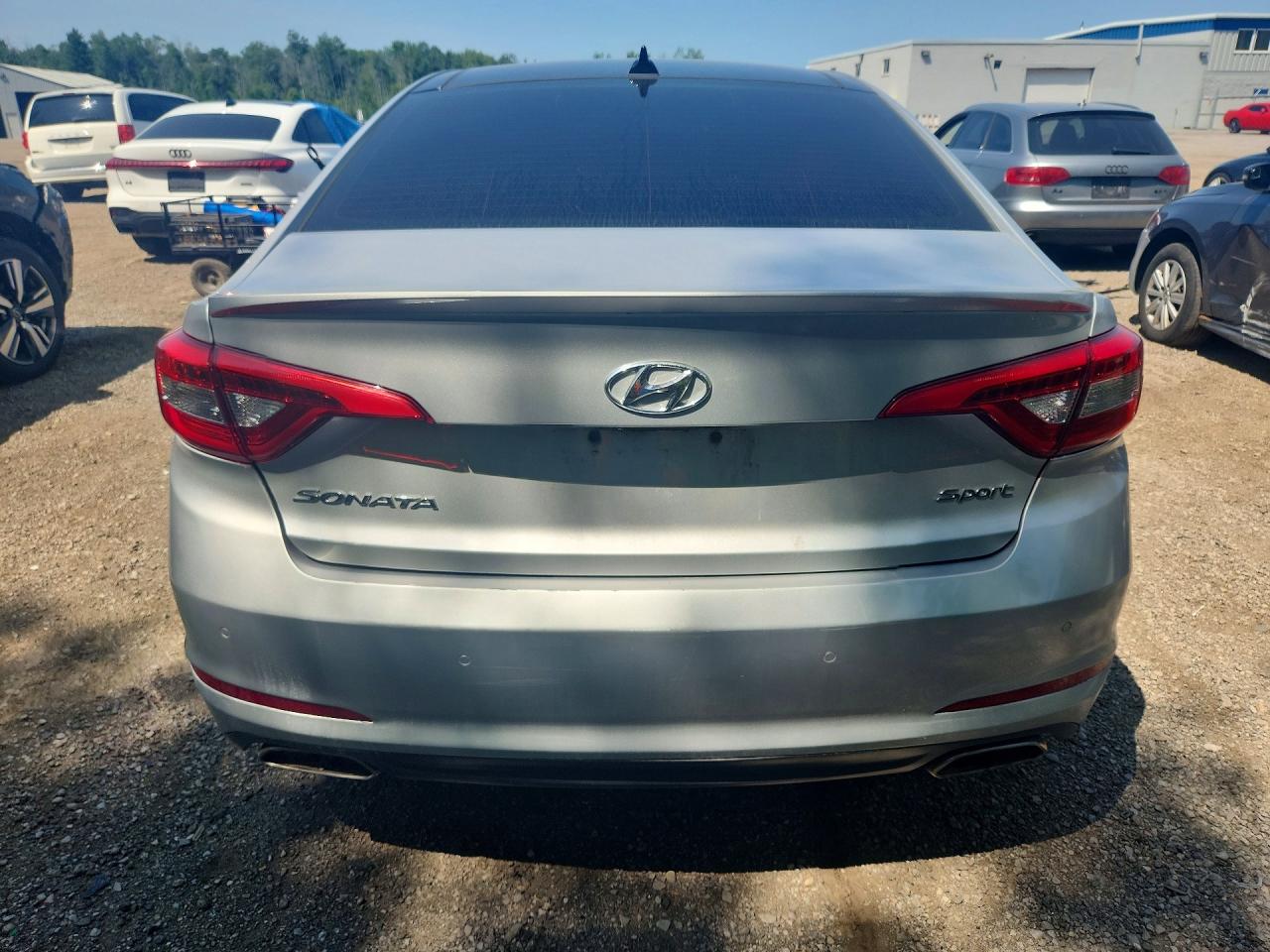 2015 Hyundai Sonata Sport Gray vin: 5NPE34AF6FH246537