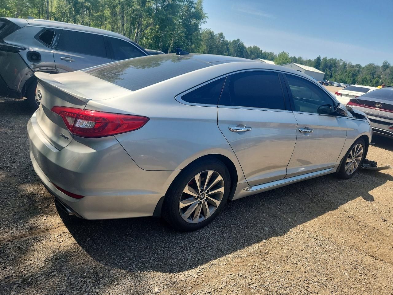 2015 Hyundai Sonata Sport Gray vin: 5NPE34AF6FH246537