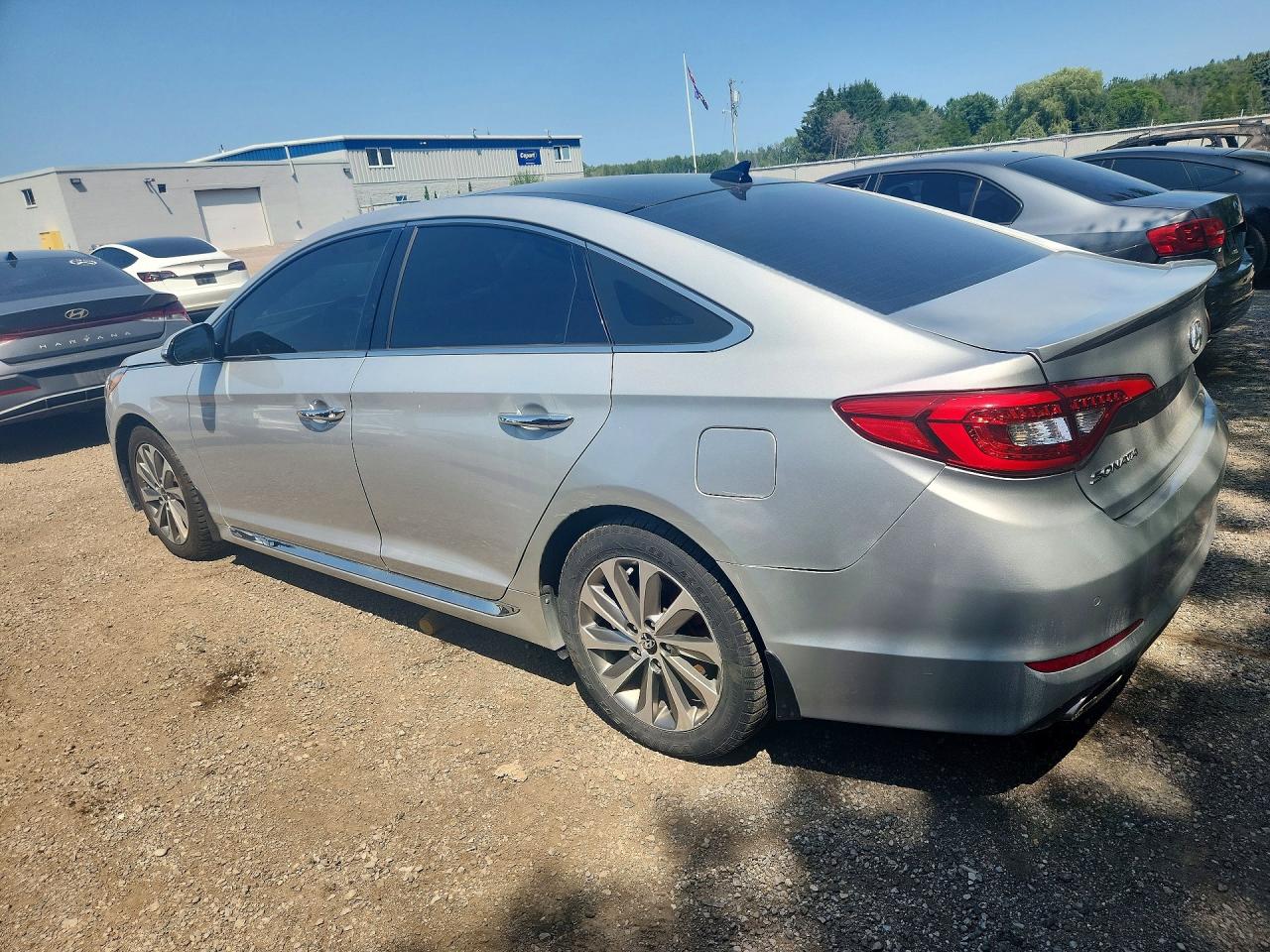 2015 Hyundai Sonata Sport Gray vin: 5NPE34AF6FH246537