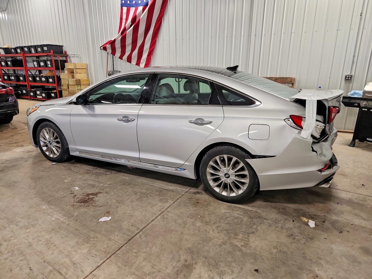 2015 Hyundai Sonata Limited Silver vin: 5NPE34AF6FH247963