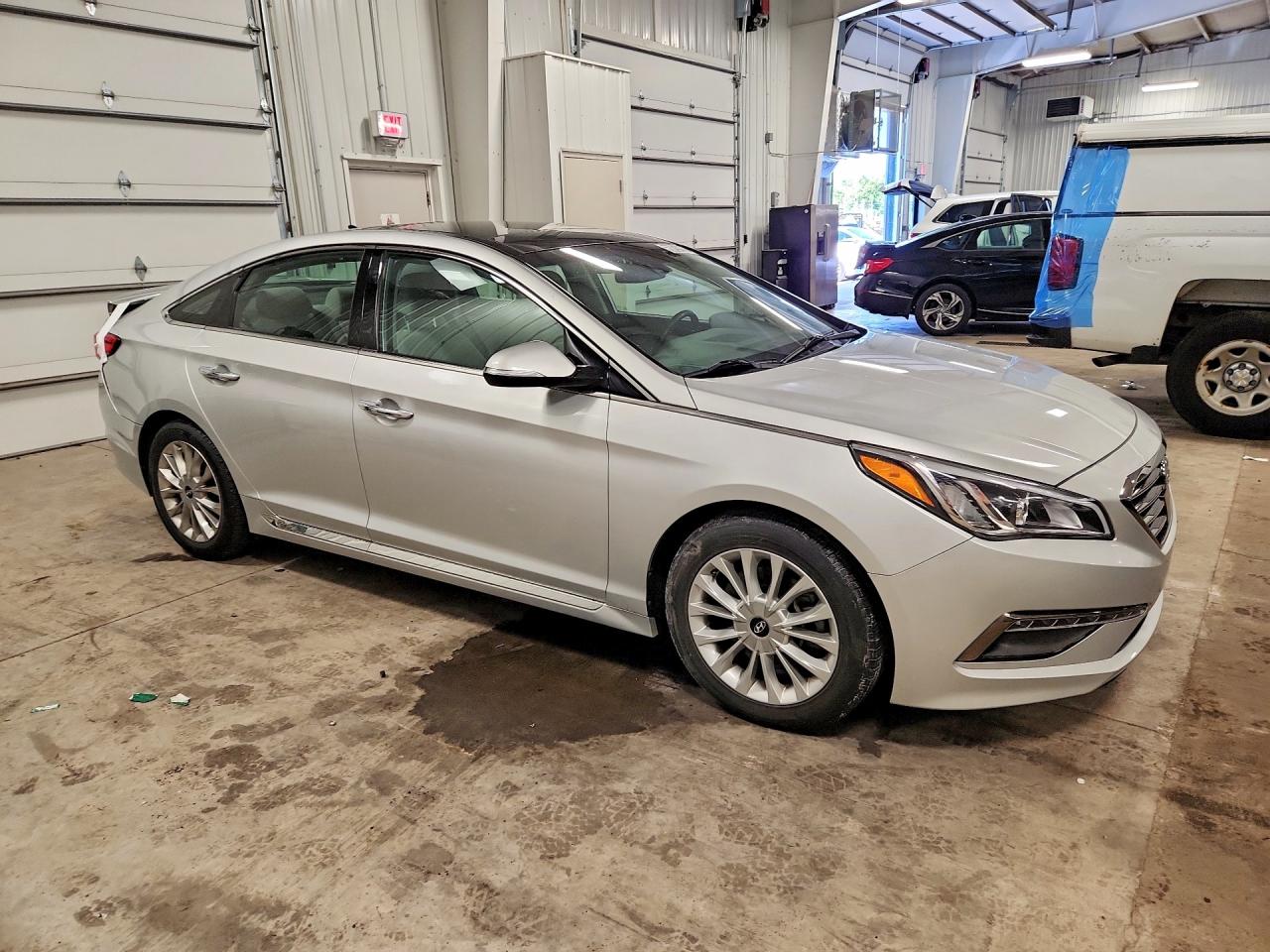 2015 Hyundai Sonata Limited Silver vin: 5NPE34AF6FH247963