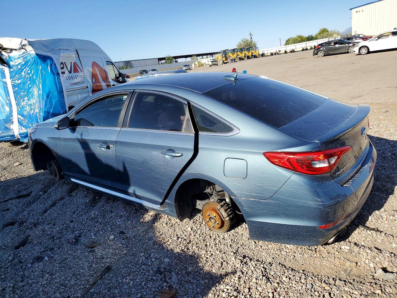2015 Hyundai Sonata Sport Blue vin: 5NPE34AF6FH248126