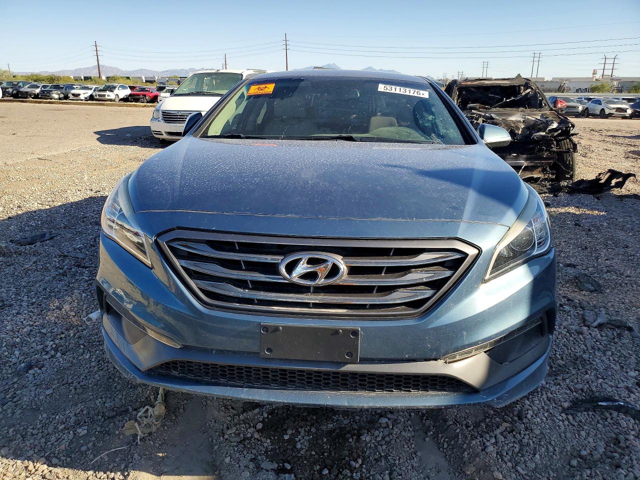 2015 Hyundai Sonata Sport Blue vin: 5NPE34AF6FH248126