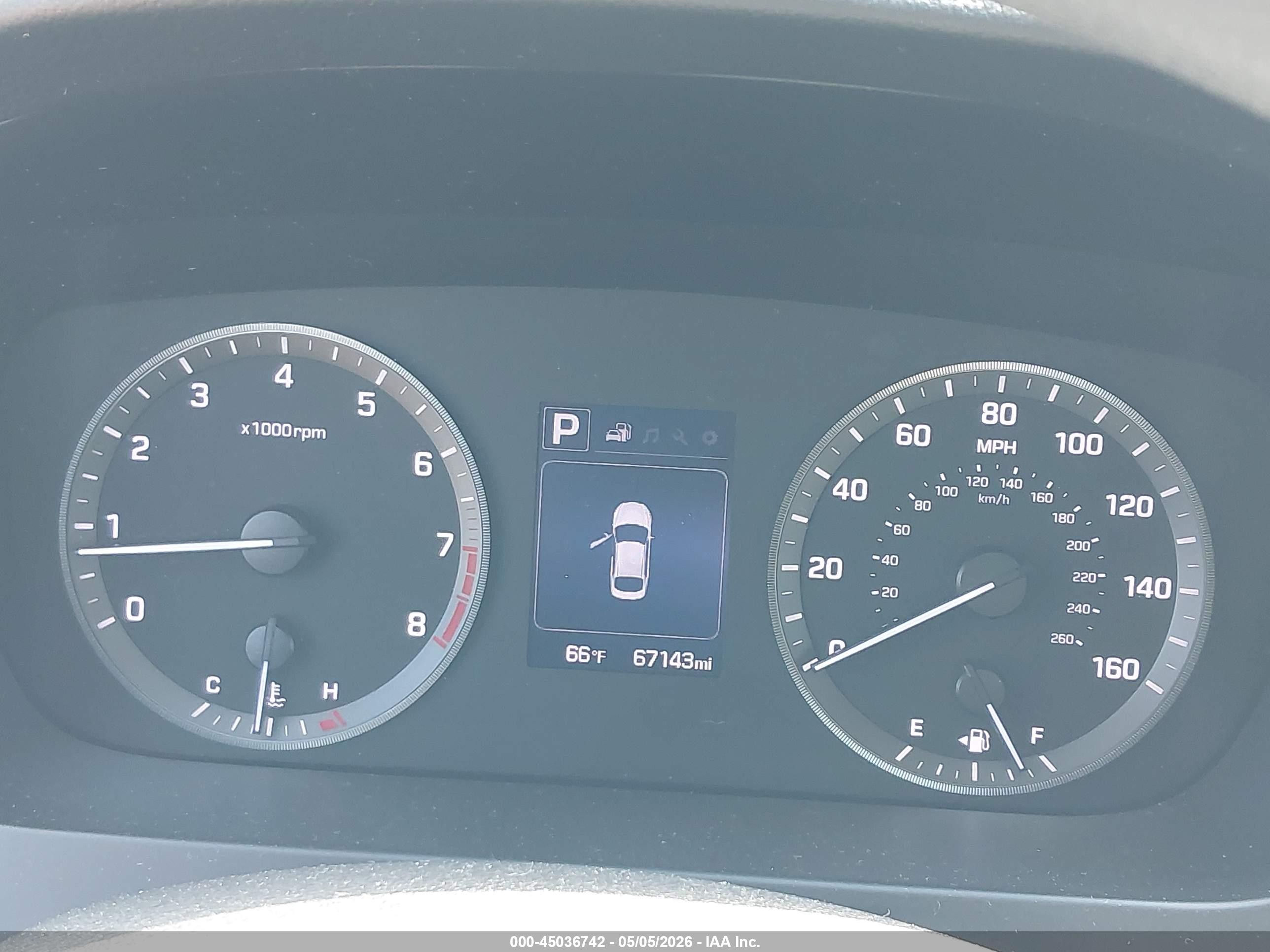 2015 Hyundai Sonata Sport Red vin: 5NPE34AF6FH248143